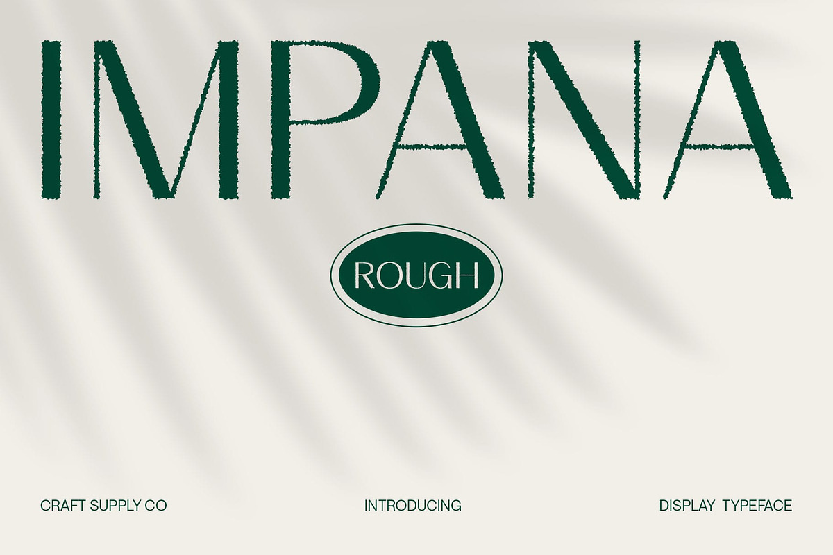 Impana Rough, a Sans Serif Font by Craft Supply Co. (Photo 1 of 8)