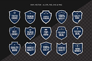 Shield Label Badge Vector Illustrati, an Object Graphic by DesignerCandies (Thumbnail 2 of 6)