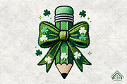 St Patricks Day Teacher Coquette Png, an Illustration by Craft Nest (Thumbnail 1 of 4)