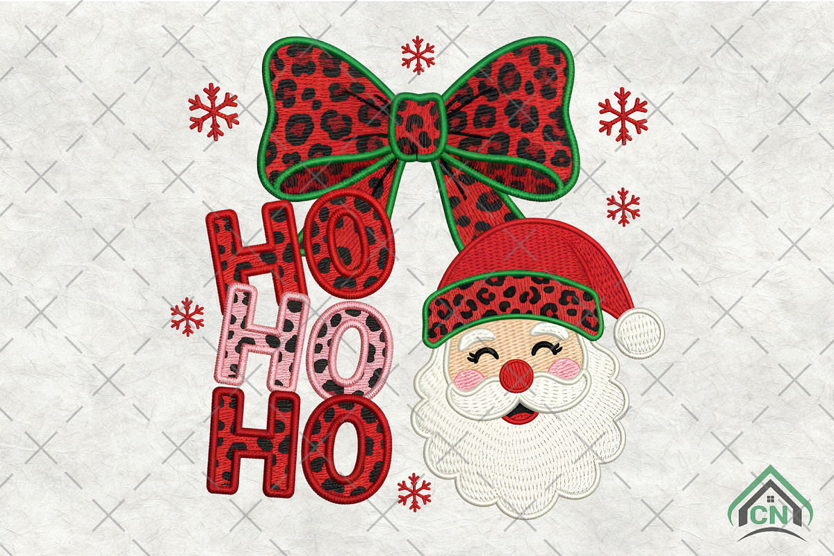 Christmas Crochet Santa Ho Ho Ho Png, an Illustration by Craft Nest (Photo 1 of 5)