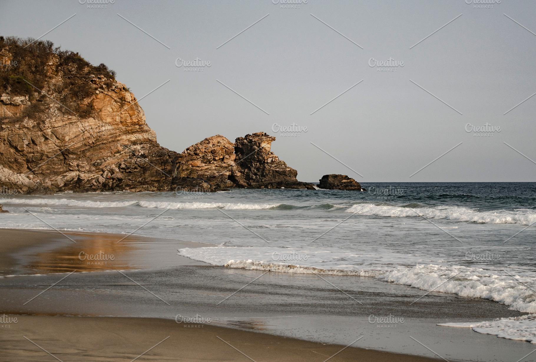 Rock that looks like a man with hat, a Nature Photo by MUSTERIUM