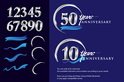 Anniversary logo and greeting card, a Design Template by OtpirusGraphic (Thumbnail 4 of 5)