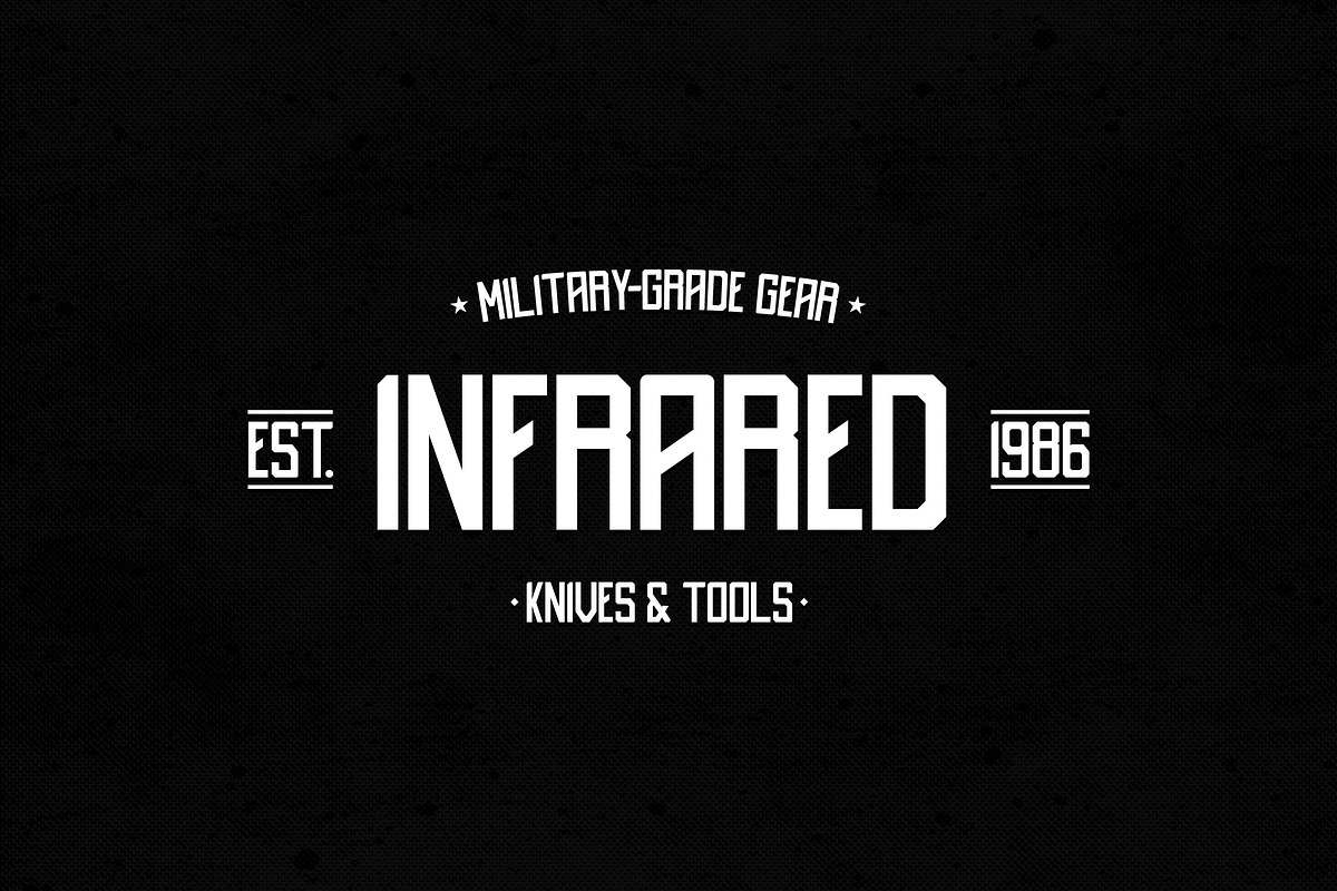 Destrukt - Sans Serif Font- 2 Styles preview 3