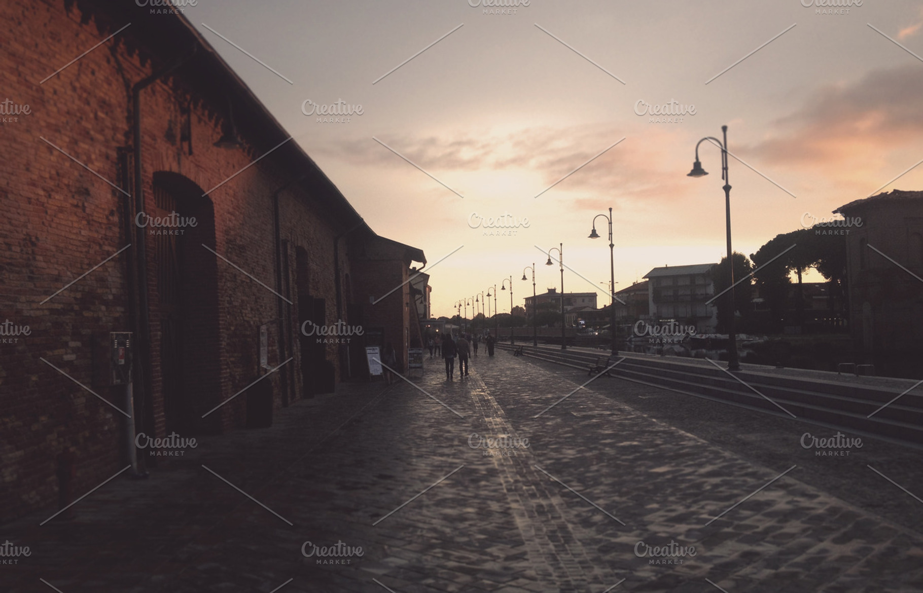 Sunset In Cervia