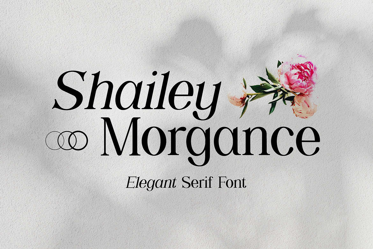 Shailey Morgance Elegant Serif Font, a Serif Font by UICreative (Photo 1 of 13)