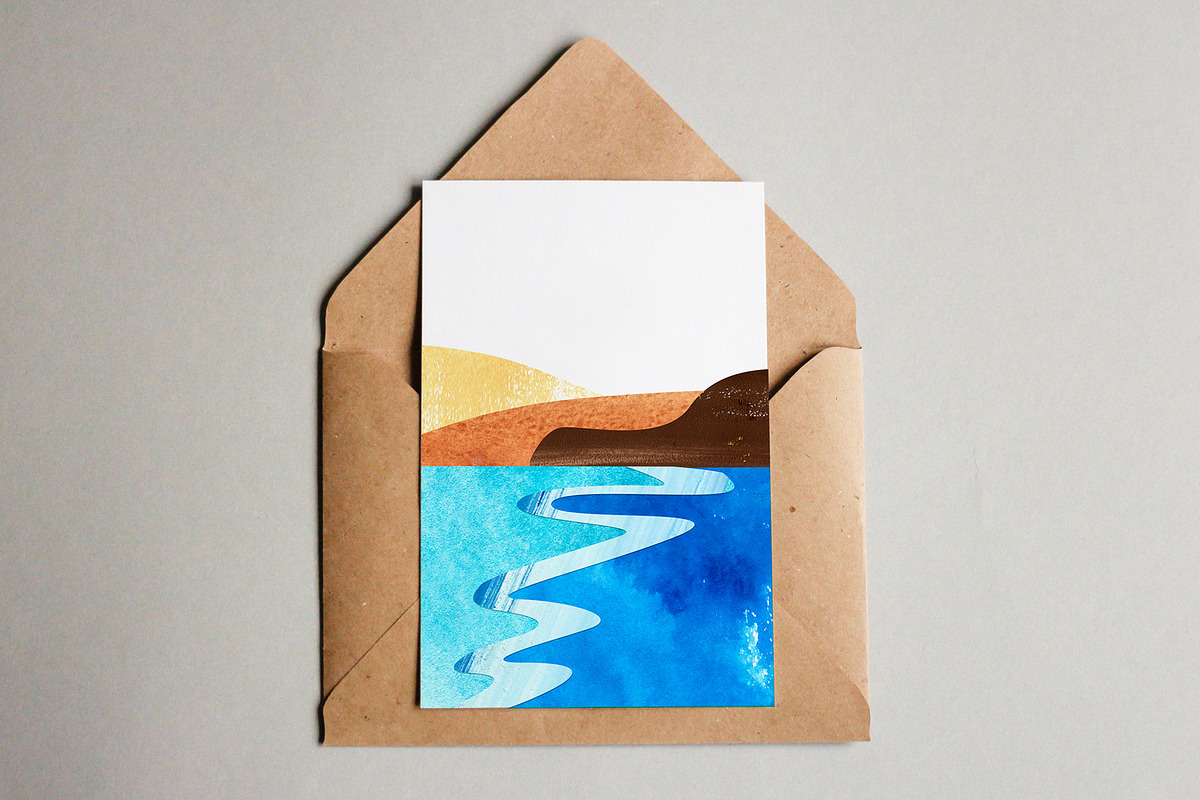 Papercut collages - Watercolor Set, a Texture Illustration by Mashamashastu (Photo 15 of 17)