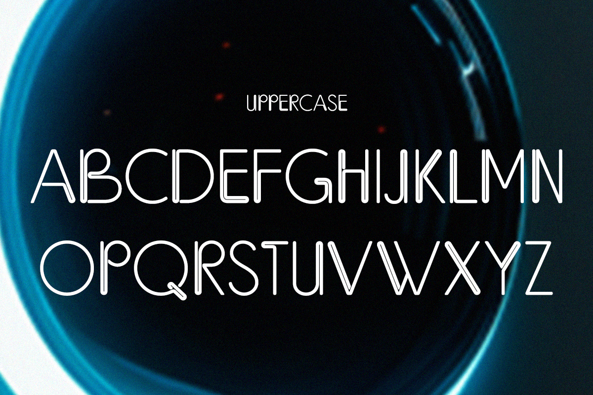 Space Matrix - Futuristic Display, a Font by Qweera Studio (Photo 11 of 12)
