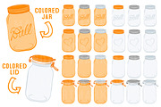 Tangerine Jar Vectors & Clipart, an Illustration by Amanda Ilkov (Thumbnail 2 of 4)
