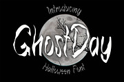 Ghost Day - Halloween Horror Font, a Font by NTC Graphic (Thumbnail 1 of 8)