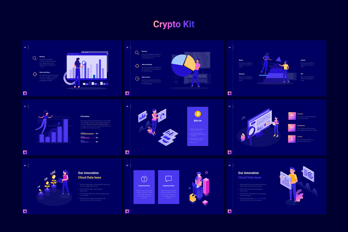 Crypto Keynote Infographic, a Presentation Template by TemplateZuu (Photo 8 of 12)