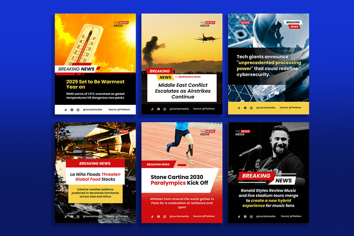 Breaking News - Social Media Post, a Social Media Template by Jiwstudio (Photo 2 of 4)