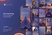 Glassy Calm | Social Media Templates, a Social Media Template by Sooni Gaad (Thumbnail 1 of 12)