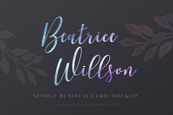 Benfield - Script Font preview 8