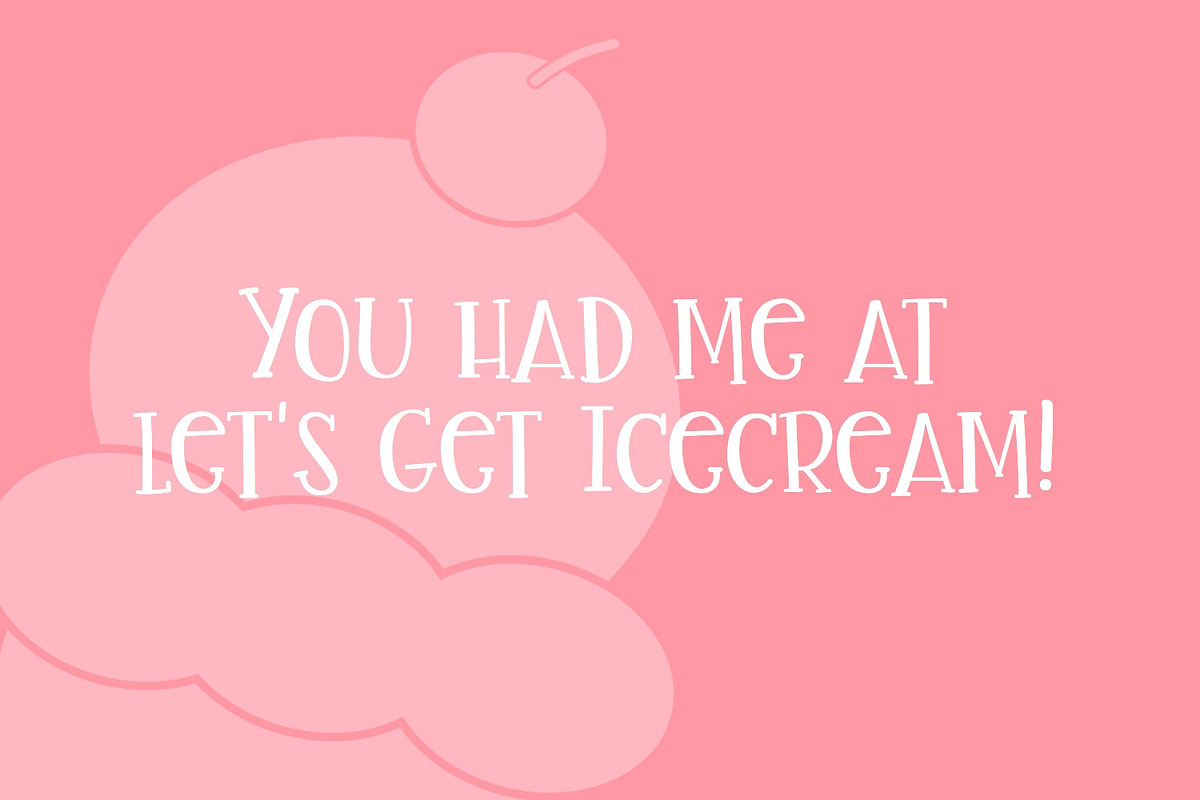 Mint Chip Font + Vectors preview 6