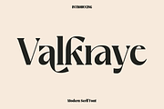 Valkraye - Serif Font, a Serif Font by Luna Shop (Thumbnail 1 of 10)