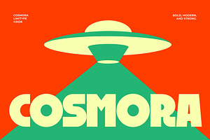 Cosmora - Modern Bold Font