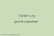 Intuition Script, a Handwritten Font by Beck McCormick (Thumbnail 5 of 10)