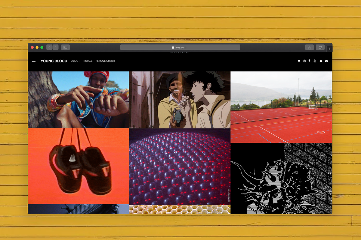Young Blood Tumblr Theme, a Websites & App Template by Stash (Photo 2 of 5)