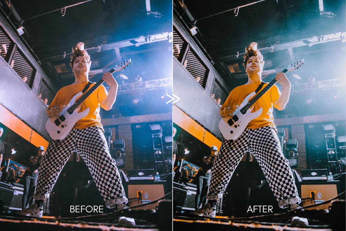 Cinematic Moody Concert LR Presets, an Action Add-On by CityTurtles (Photo 4 of 8)