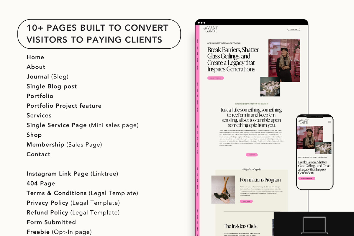 Squarespace 7.1 | Avant Garde, a Squarespace Template by HerstedHertz (Photo 3 of 10)