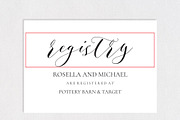 Registry Cards Editable SHR459, an Invitation Template by Shafura_Wedding (Thumbnail 5 of 5)