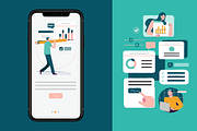 New Analitiks - Illustration Pack, a Finance Illustration by Craftrick (Thumbnail 5 of 7)