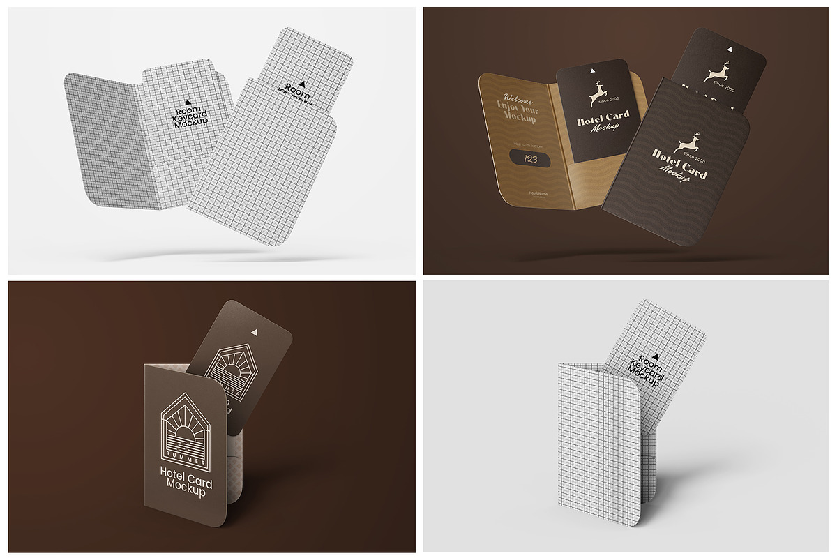 Hotel Room Card PSD Mockup Set, a Books & Magazine Mockup by Remnand Studio (Photo 10 of 10)