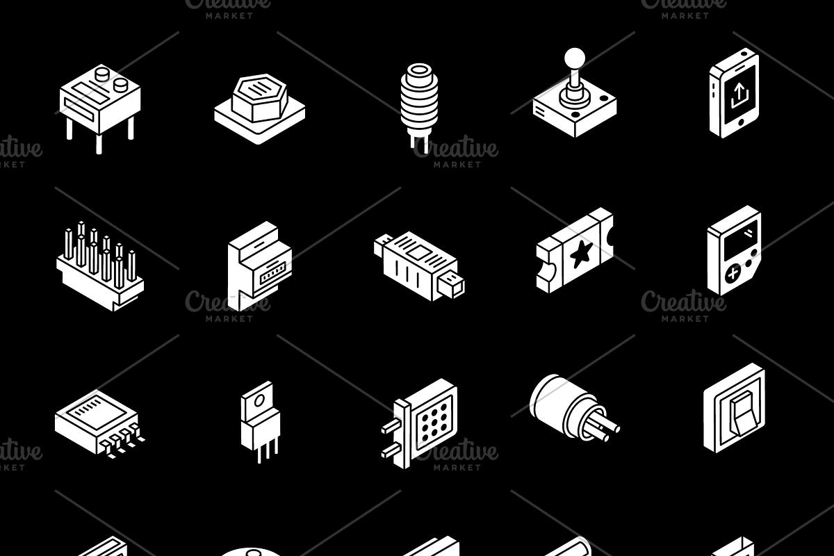 Multimedia and Appliances Icons, an Icon by Brickclay (Photo 10 of 15)