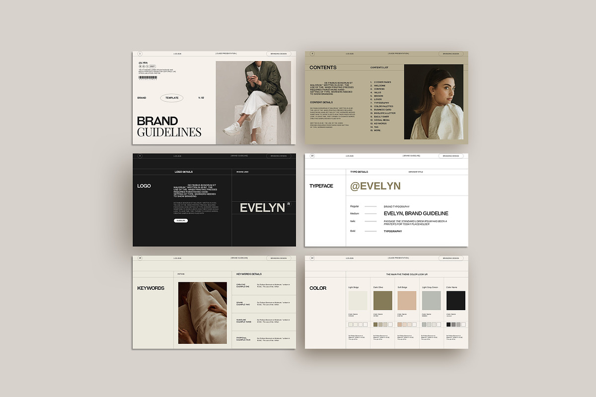 Brand Guidelines Template, a Presentation Template by slidestock55 (Photo 10 of 12)