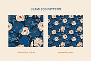 Inkbloom Moody Floral Pattern, a Pattern Graphic by Mariia Kovalchuk (Thumbnail 4 of 12)