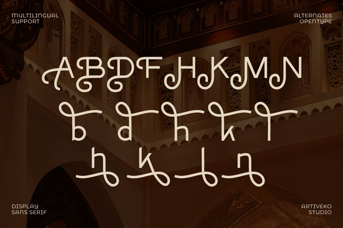 Balyt - Decorative Sans Serif, a Sans Serif Font by Artiveko (Photo 6 of 8)