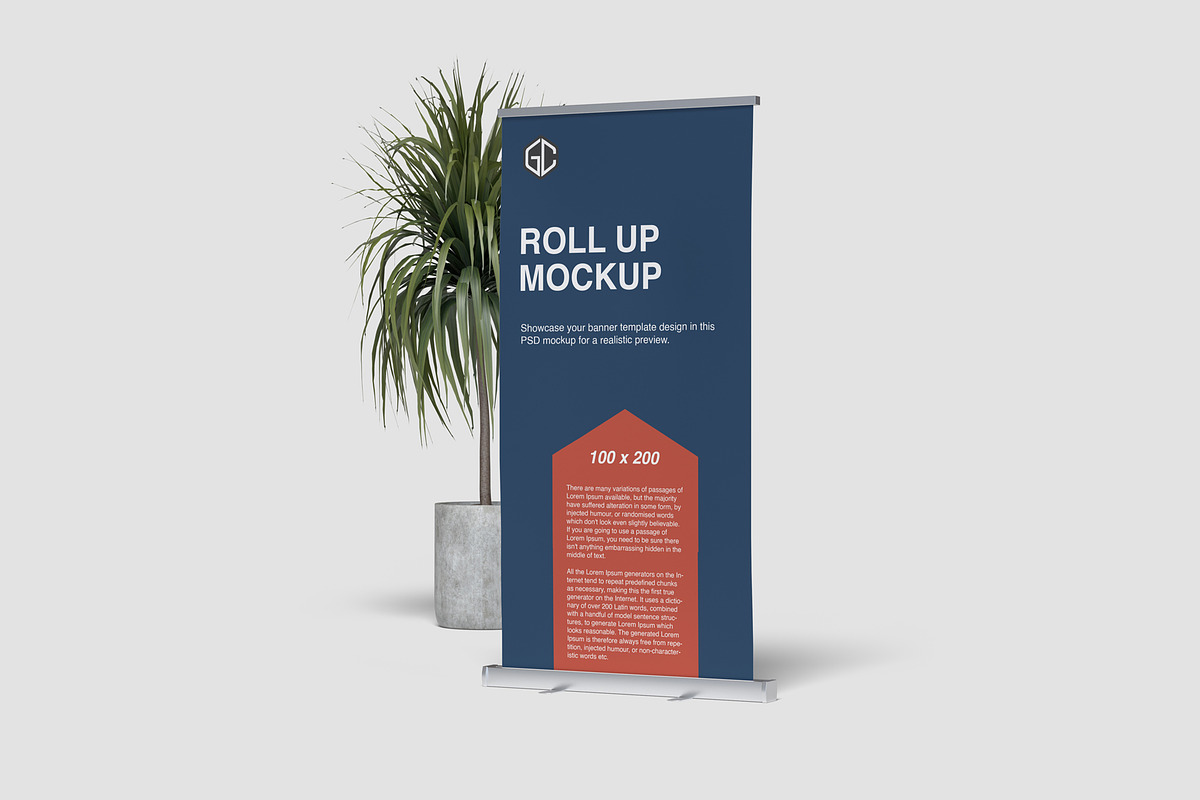 Roll Up Banner Mockups, an Advertising Mockup by graphiccrew (Photo 7 of 10)