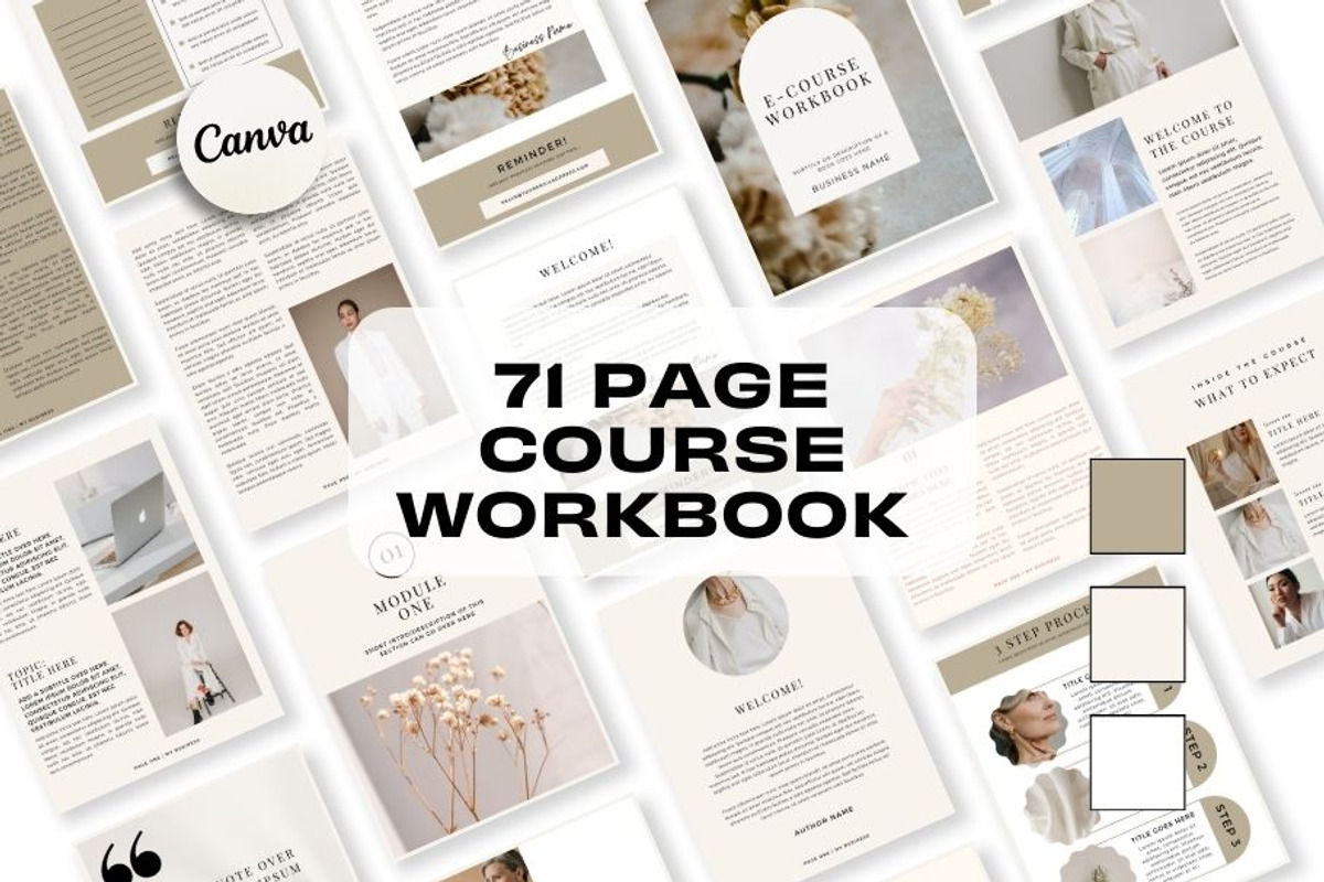Course Workbook - White Luxe, a Templates & Theme by Freedom Business Shop (Photo 1 of 10)