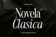 Novela Clasica - Modern Serif, a Serif Font by Novitype (Thumbnail 1 of 12)