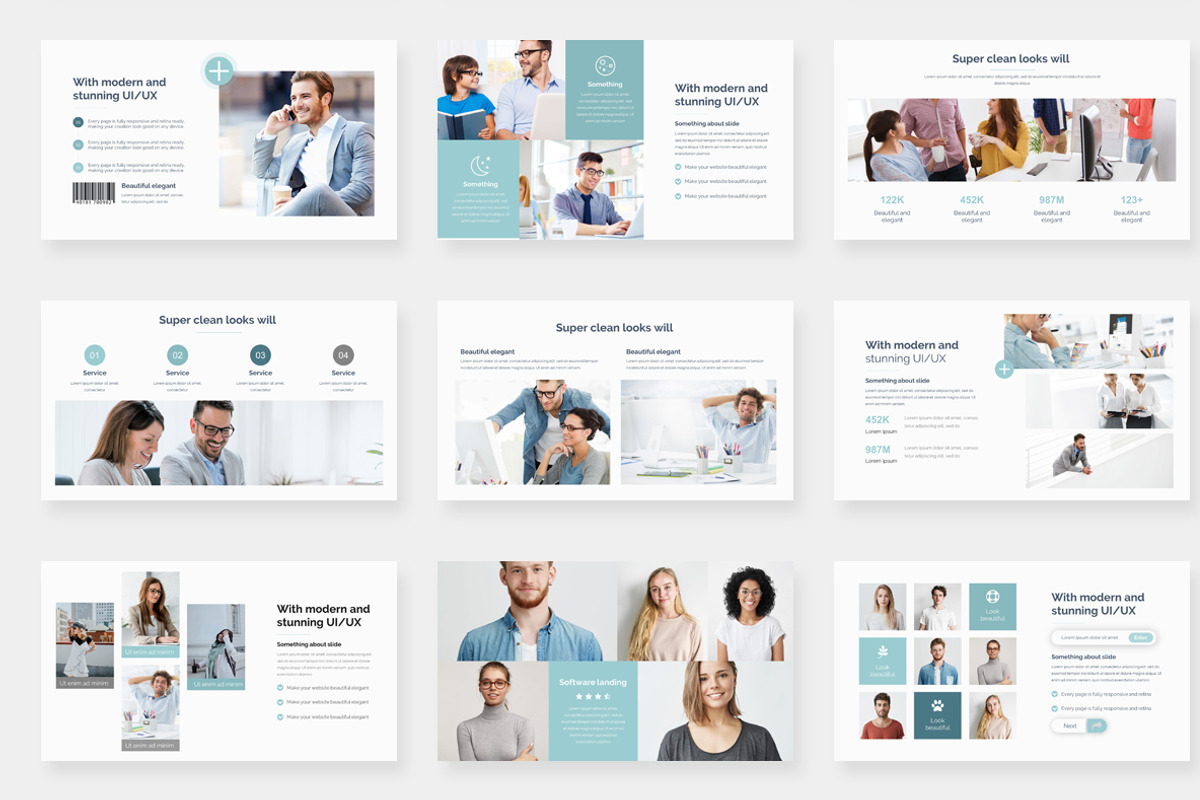 Imagine Solutions Powerpoint, a Presentation Template by One Percent Studio