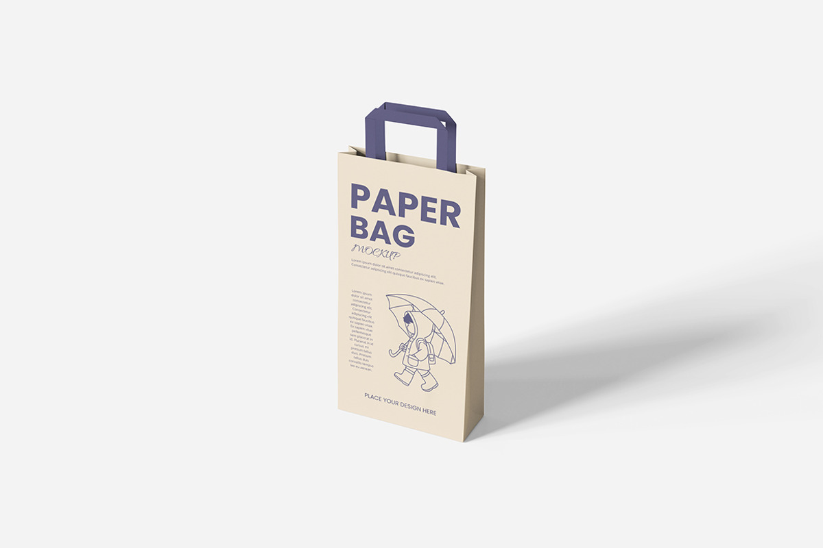 Paper Bag Mockup, a Product Mockup by bimockup (Photo 5 of 6)