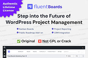 Fluent Boards Pro Official License, a WordPress Template by Ninja On Deck (Thumbnail 1 of 3)