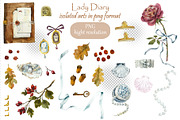 Lady Diary, an Object Illustration by Budogoshch (Thumbnail 3 of 9)