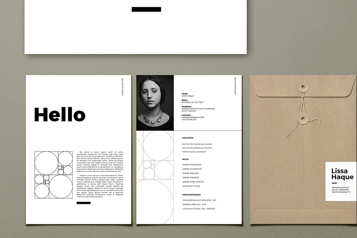 Basic Formal CV, a Resume Template by artikula studio (Photo 2 of 2)