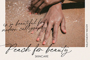 Adora Morgutten - Ink Calligraphy, a Script Font by Myn Type (Thumbnail 8 of 18)