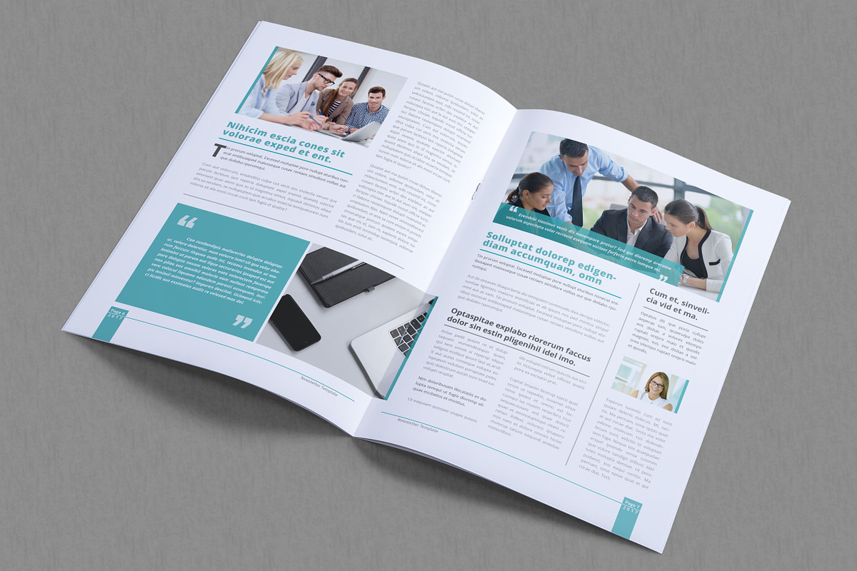 Newsletter, a Brochure Template by ThemeDevisers (Photo 4 of 5)