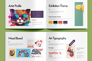 Art Exhibition Portfolio Layout, a Brochure Template by MightyDesign (Thumbnail 4 of 9)