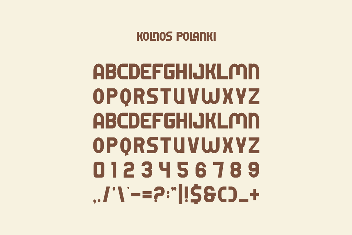 Kolnos Polanki - Modern Sans Font, a Sans Serif Font by Iqsiart Studio (Photo 4 of 8)