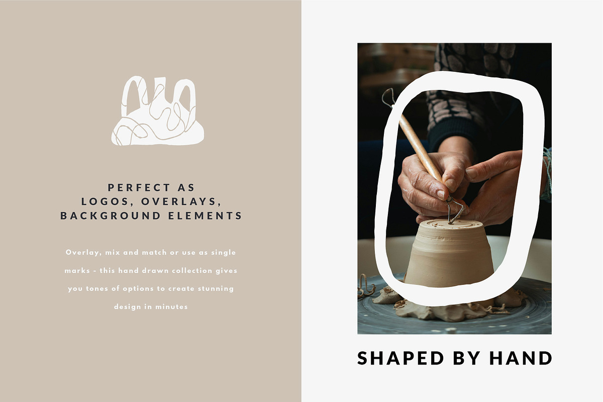 POTTERY SHAPES | HAND DRAWN CLIPART, a Decorative Illustration by Favete Art (Photo 13 of 23)