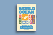Ocean World Day Flyer, a Flyer Template by megarez (Thumbnail 1 of 3)
