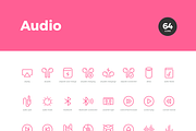 Audio Icons — Pixi Line, an Outline Icon by Scott Dunlap (Thumbnail 6 of 9)