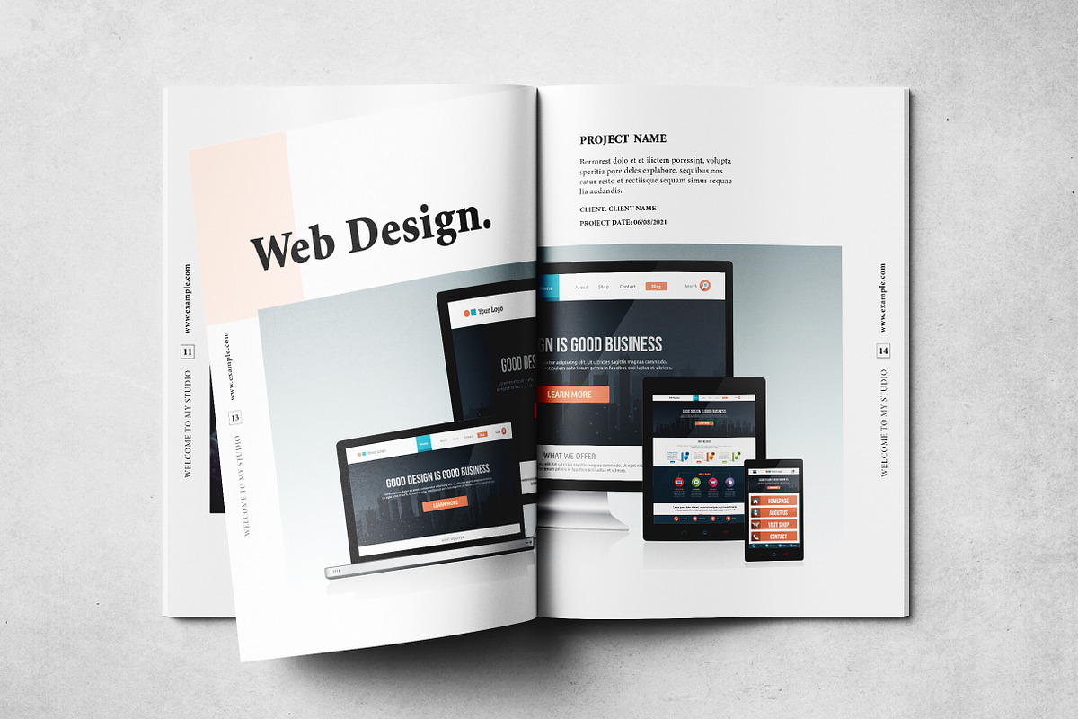 Portfolio Layout, a Print Template by Grkic Creative (Photo 8 of 15)