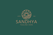 Logo Golden Sunrise Over Coastal, a Branding & Logo Template by Signatoro (Thumbnail 1 of 2)