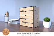 Desk Organizer 5 Drawers, a Templates & Theme by StanleyTirtoutomo (Thumbnail 1 of 7)