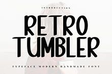 Retro Tumbler